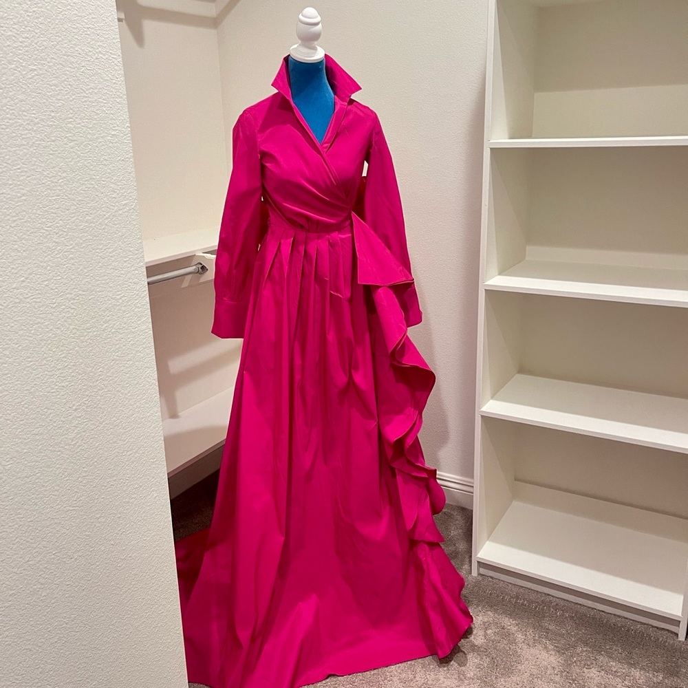 Carolina Herrera Dress Fuchsia color